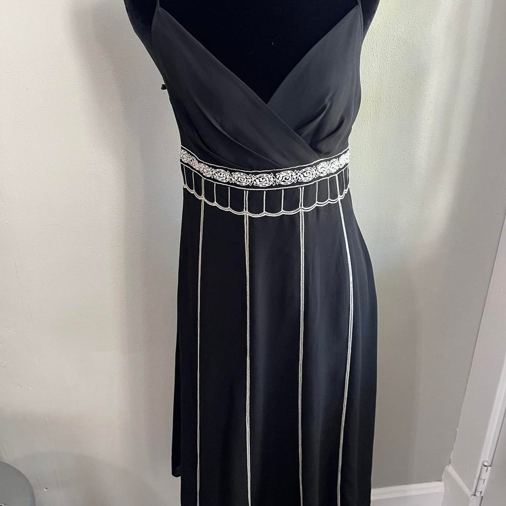 Black midi dress‎